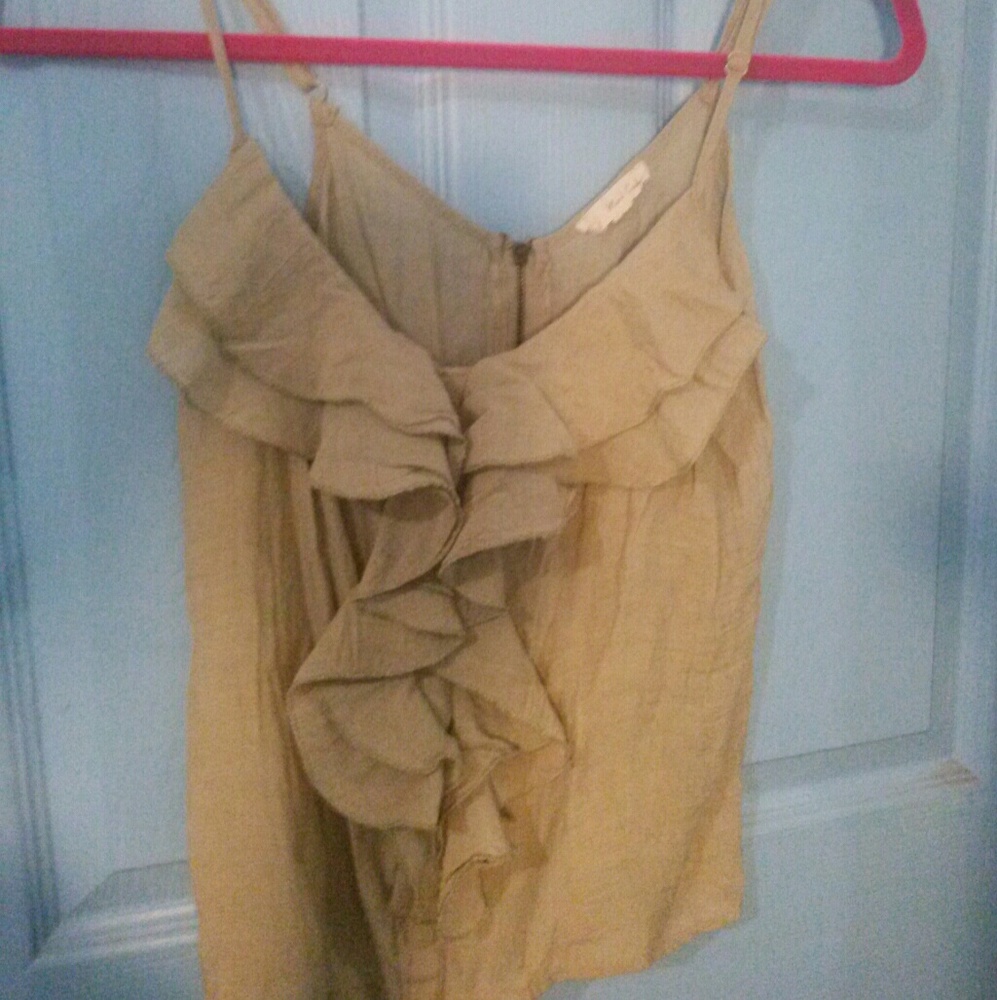 Army green tank top